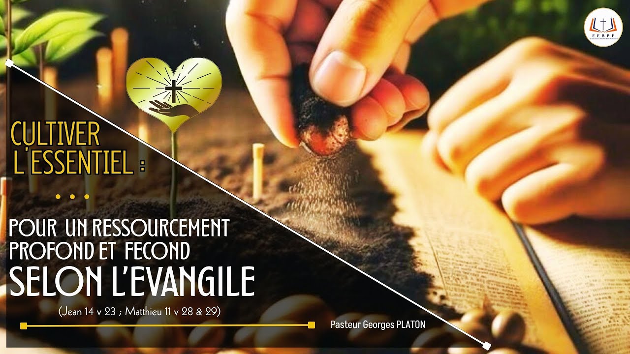 ETUDE BIBLIQUE - CULTIVER L'ESSENTIEL : POUR UN RESSOURCEMENT PROFOND & FECOND SELON L'EVANGILE