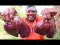 GOAT LIVER RECIPE | Mutton Liver Cooking and Eating in Village | Farmer Cooking Channel
