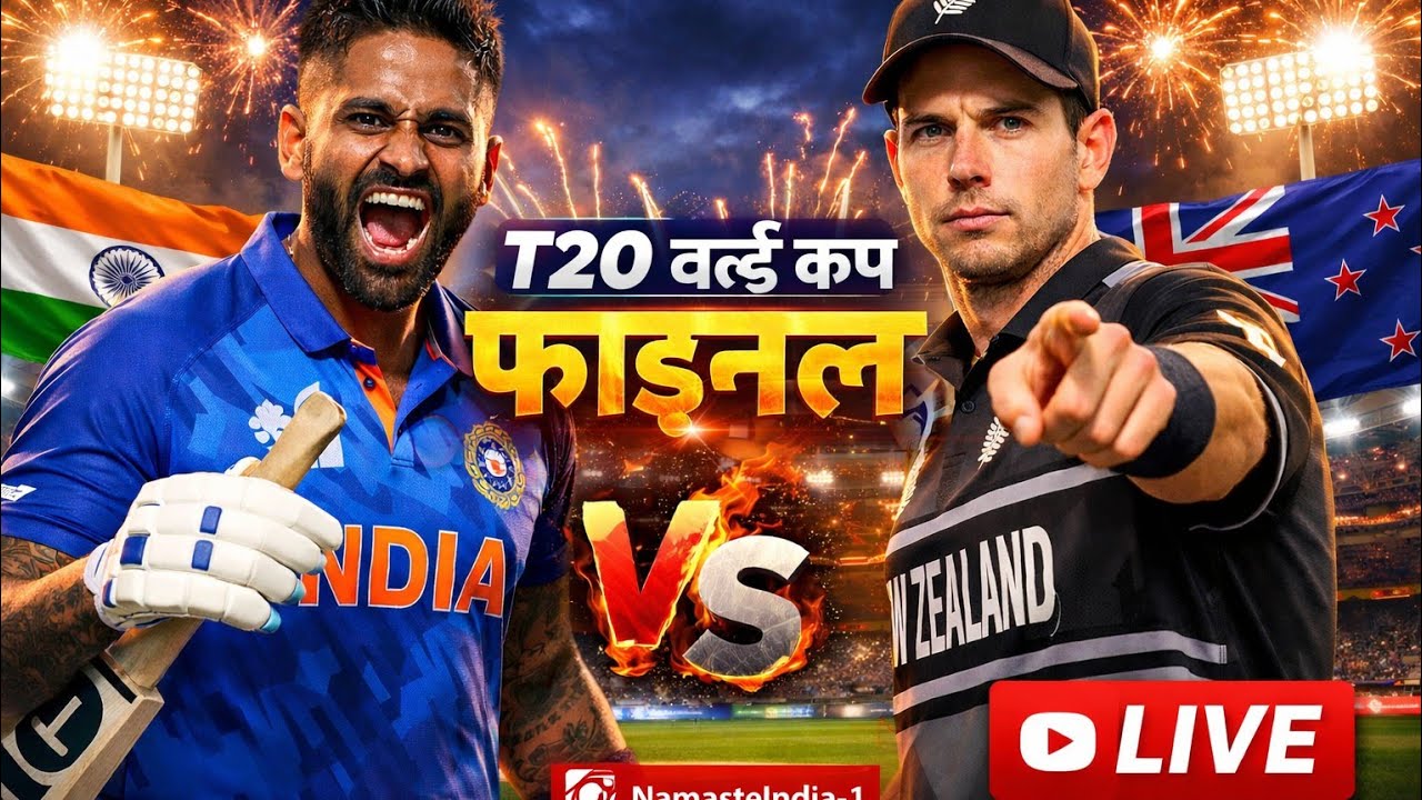 इंडिया  V/S  न्यूजीलैंड  t20 वर्ल्ड कप फाइनल मैच  ll full match