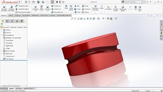 Solidworks Exercise 31 (Barrel CAM) [Tutorial For Beginner]