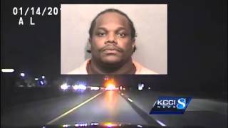 Chase reaching 100 mph caught on video