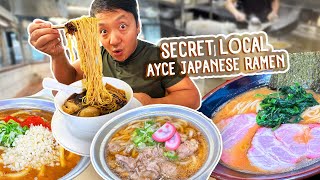 SECRET Local ALL YOU CAN EAT Japanese Ramen! 24 HOUR Ramen Tour in Seoul South Korea