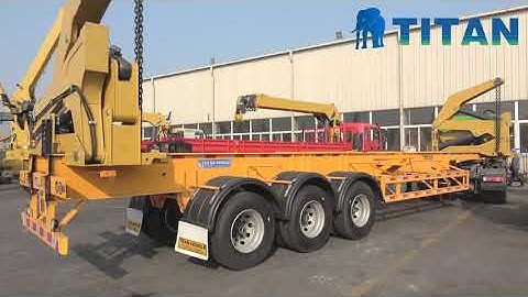 What is a side loader truck? 40ft container sidelifter and 20ft side lift truck in factory testing