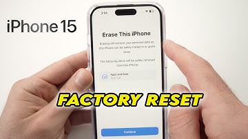 iPhone 15/ Pro / Plus: How to Factory Reset (Hard Reset)