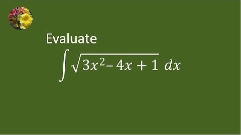 Indefinite Integrals (SMY-MA- calculus with Analytic Geometry - 4.5-6)