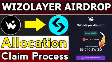 Wizolayer Airdrop Allocation Claim Listing update || Wizolayer Airdrop claim process || Wizolayer