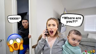 LEAVING THE BABY HOME ALONE! *SHE FREAKS OUT*