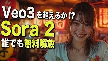 【速報】OpenAI「Sora 2」ついに解禁！動画生成AIがここまで進化した…