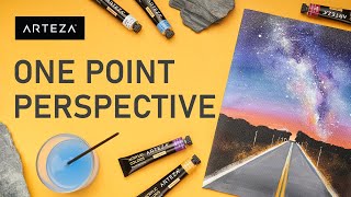 How to Paint One Point Perspective for Beginners (With Acrylics)