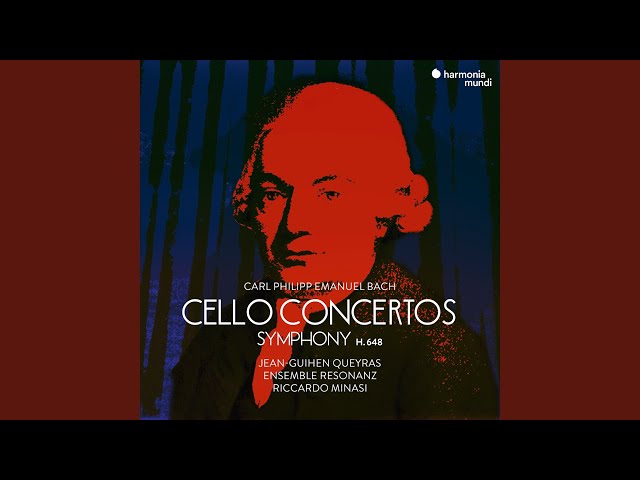 Bach CPE - Concerto pour violoncelle & orch Wq 170 : 2e mvt : J.-G.Queyras / Ensemble Resonanz / R.Minsasi