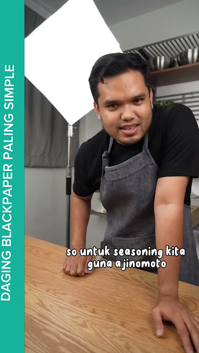 RESEPI SIMPLE DAGING BLACKPAPER BY KHAIRUL AMING #shortvideo #shorts #daging