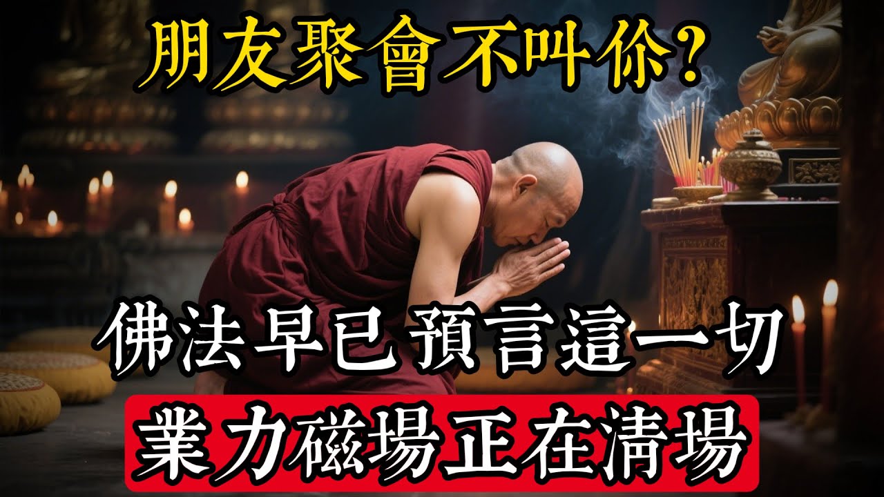 沒人找你聚會？佛法早已預言這一切：業力磁場正在清場（禪門祖師真實故事）#佛學 #禪宗 #佛教哲學 #佛教經典
