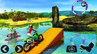 Beach Water Surfer Bike Racing - Android Gameplay HD screenshot 5