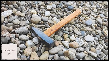 Old Rusty Hammer Restoration - How to restore an old Hammer