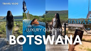 Botswana Travel Vlog : Solo luxury Glamping Trip GooMoremi Botswana