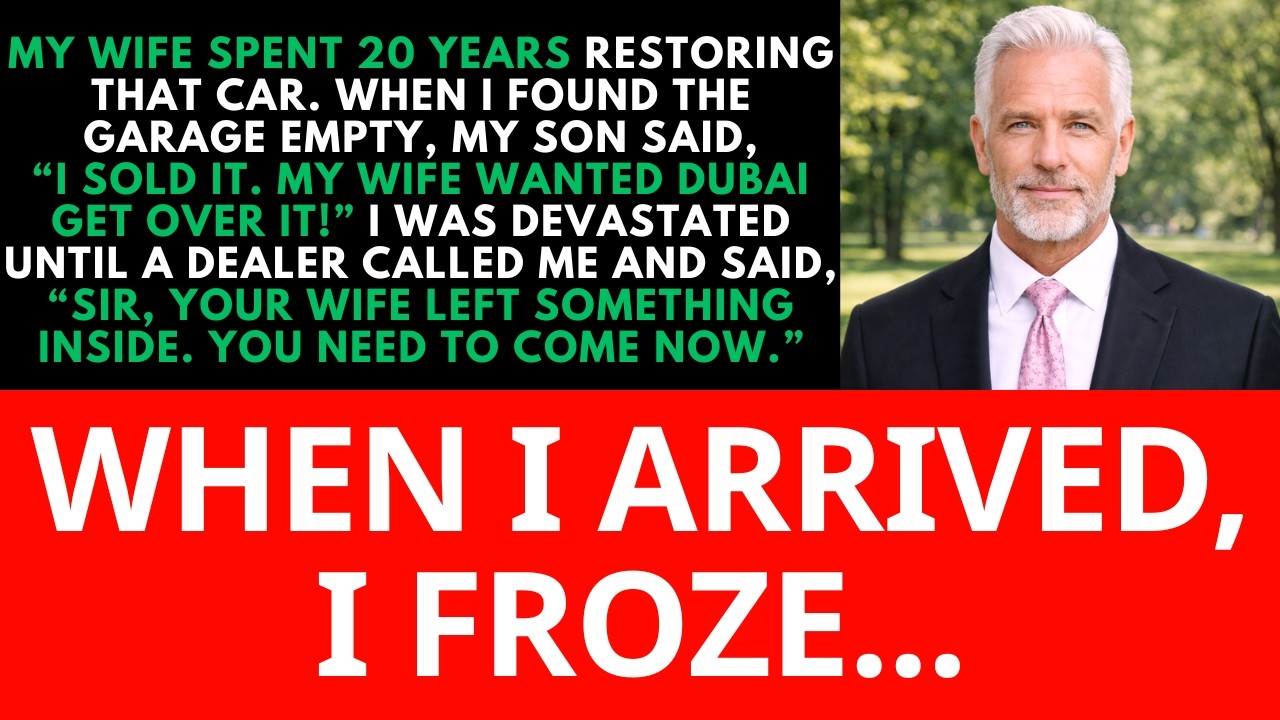 My Son Sold My Wife’s Classic Car to Fund a Dubai Trip—Then the Dealership Owner... | Voice Of Dad.