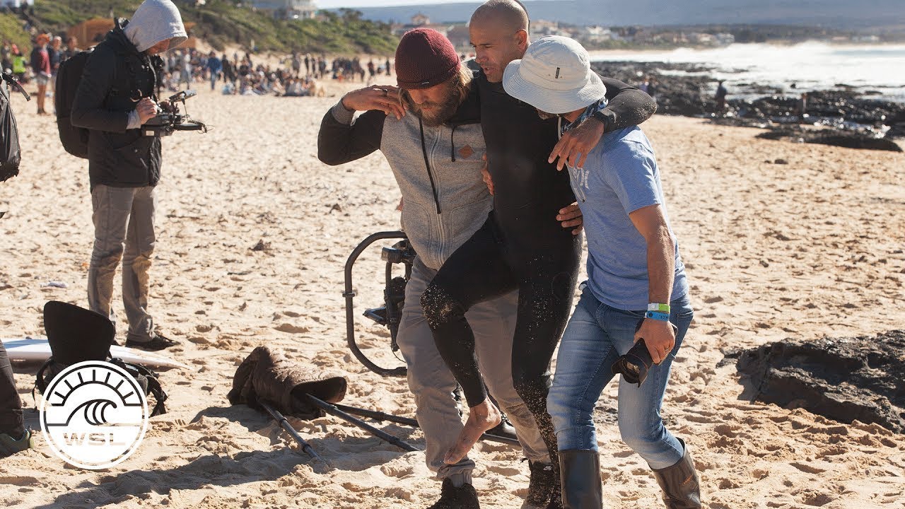 Injury Update Kelly Slater Breaks Foot During Free Surf Session Corona Open JBay 2017 YouTube