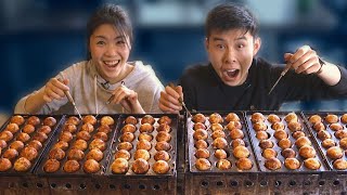 We Tried To Make 200 Octopus Balls In 10 Minutes • Tasty