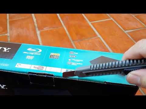 UNBOXING SONY BDP-S1200 BEST Blu-ray Disc / DVD PLAYER | AUDIOVISOR