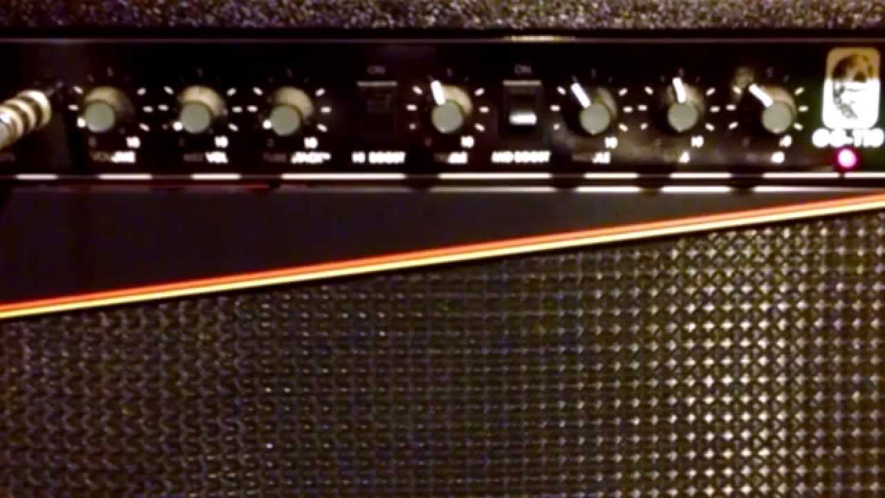 GORILLA AMP GG110 WITH TUBE CRUNCH SOLID STATE YouTube