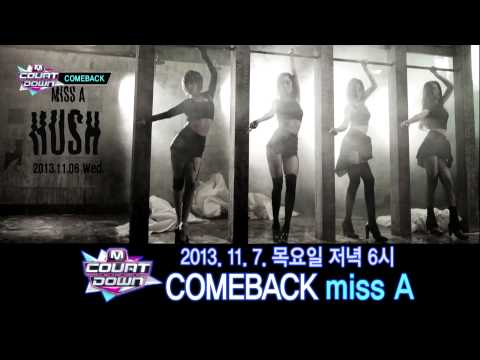 엠카운트다운 356회 예고/ M COUNTDOWN Teaser (2013.11.07) - Miss A, Yoo Sung Eun