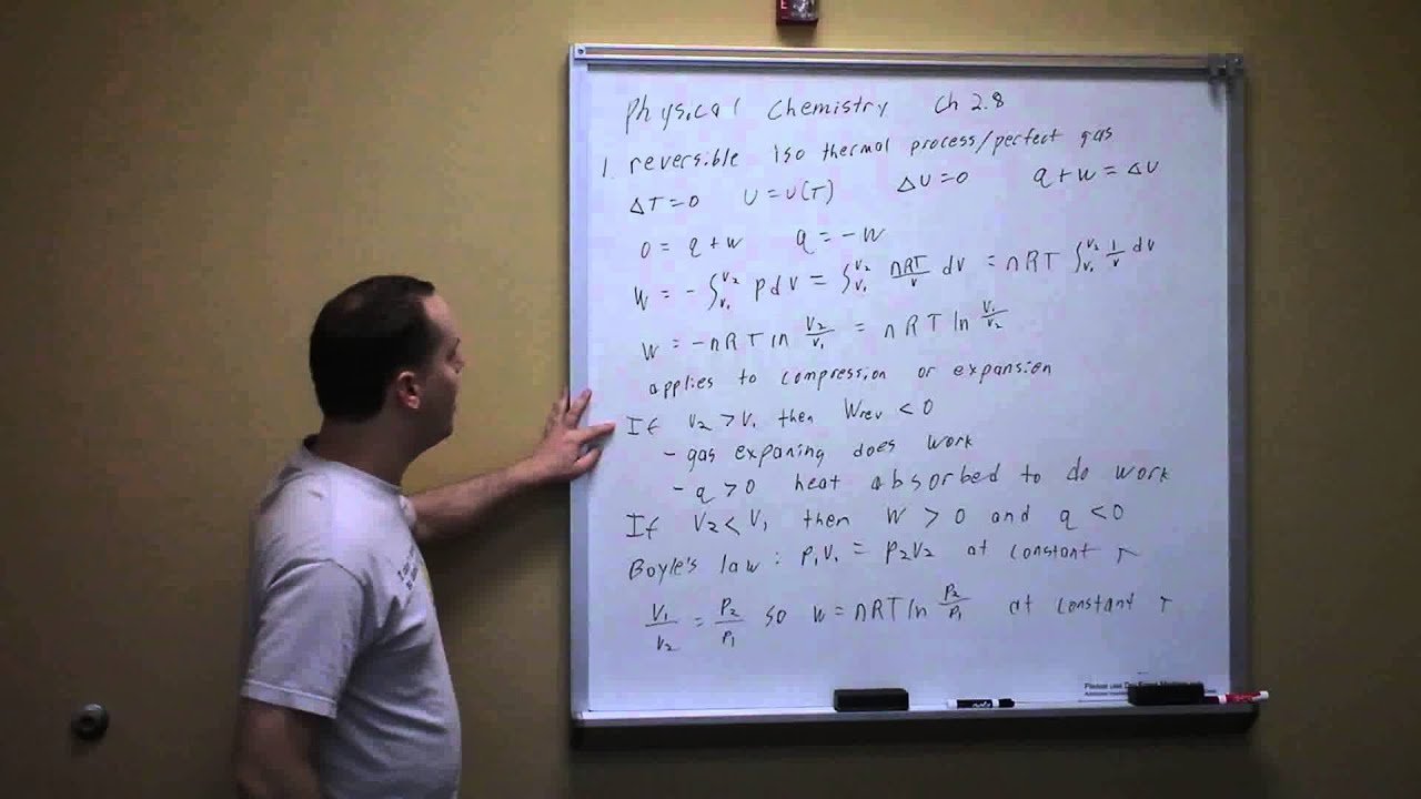 Physical Chemistry chapter 2 sections 8 and 9 - YouTube