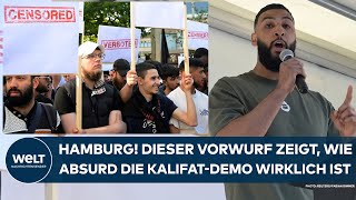 HAMBURG: Meinungsfreiheit? Dieser Vorwurf zeigt, wie absurd die Kalifat-Demos wirklich sind!