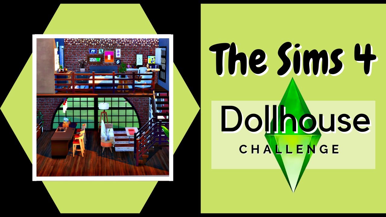 The Sims 4 🏡dollhouse Challenge🏡 No Cc Youtube