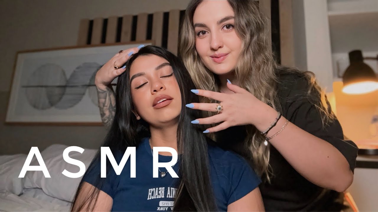 ALE ASMR ME HACE DORMIR 😴 asmr realista - masajes, piojitos y mimos 🤤 #asmr #asmrvideo