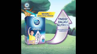 Tinggi# dalam nutrien dengan 9EAAˇ dan DHA dari DUTCH LADY MaxGro Sedia Untuk Diminum! Tinggi# dalam nutrien dengan 9EAAˇ dan DHA dari DUTCH LADY MaxGro Sedia Untuk Diminum!