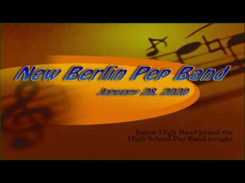 New Berlin High School Pep Band: 01/28/2020