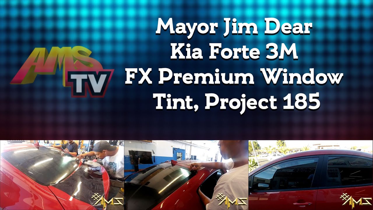 Mayor Jim Dear Kia Forte 3M FX Premium Window Tint, Project 185
