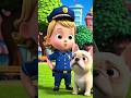 Baby Police Officer Saves Lost Puppy 🚓🐶 | Cute Kids Cartoon Short | Emotional Baby Story