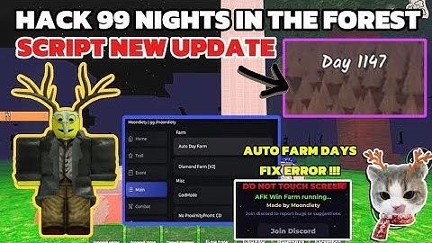 CÁCH HACK 99 NIGHTS IN THE FOREST - TỰ ĐỘNG FARM NGÀY , NÂNG LỬA TRẠI , ĐÁNH PHÁO ĐÀI , CỨU TRẺ EM !