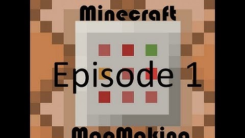 Minecraft MapMaking 101 #1