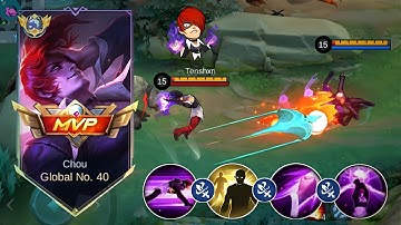 THIS CHOU NEW ONE SHOT COMBO TRICK WILL MAKE META HERO USELESS IN HIGH RANK (must try)