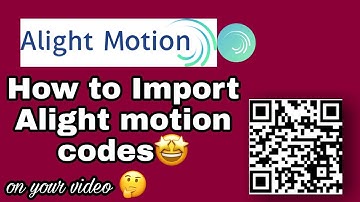 How to import Alight motion codes on your video ❤️.How to add am colouring on your video.