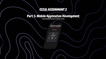 CS218 – Groovy Glides Mobile App Demo (MP3 & MP4 Playback Prototype)
