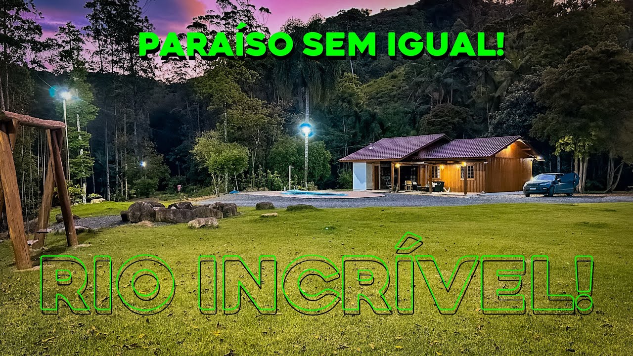 UM DOS SÍTIOS MAIS LINDOS COM UM RIO ESPETACULAR!