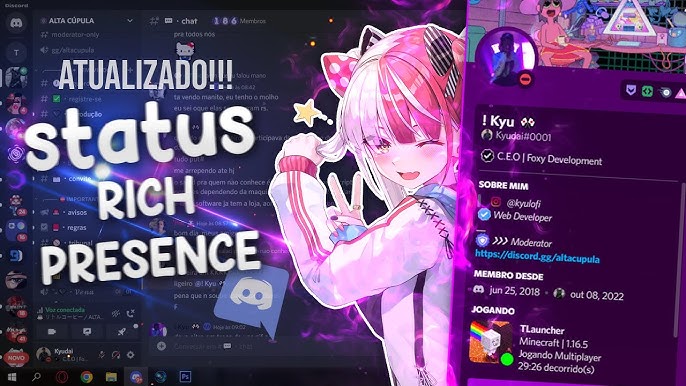 Como deixar seu perfil BONITO no DISCORD ✨ (e mudar o Tema) 