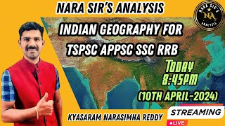 Mastering Indian Geography: TSPSC, APPSC, SSC, RRB Exams #geography