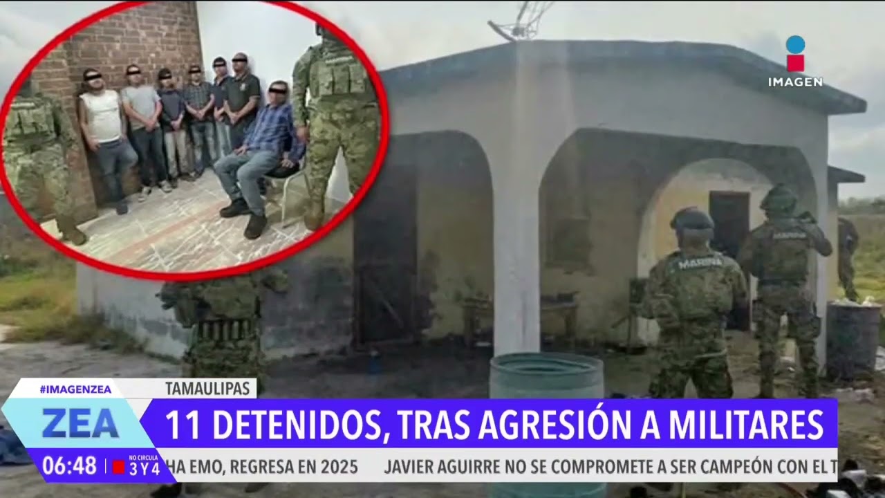 Detienen a 11 presuntos sicarios en San Fernando, Tamaulipas | Noticias con Francisco Zea