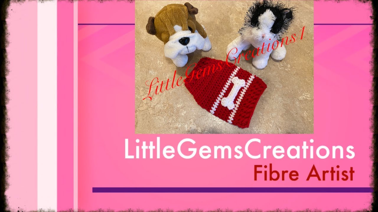 XS Dog Sweater Vest Crochet Tutorial YouTube