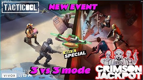 Crimson Jackpot Event is here🔥NEW special weapon MAV 1K🚀NEW 3vs3 mode😈#tacticool #tacticoolgameplay