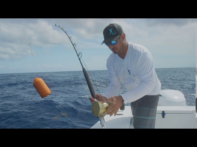 Hooker Electric Deep water camera catches swordfish 1500 ft down