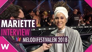 Mariette 'For You' | Melodifestivalen 2018 Finalist (Interview)