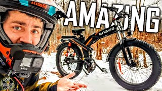 A Folding EMountain Bike That Shreds!? | Engwe X24 Review