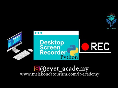 Desktop screen recorder  Using Python