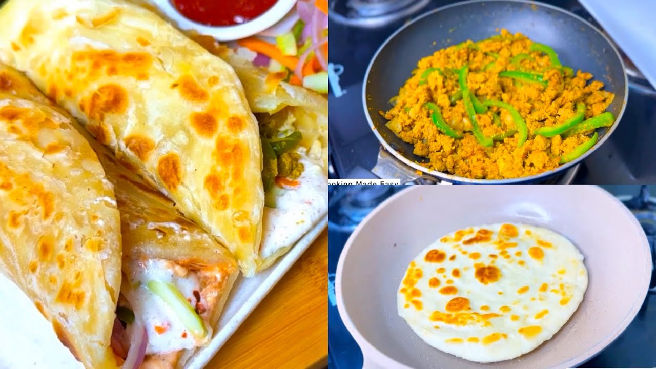 Qeema Rool Qeema Paratha Roll Recipe | Keema Roll Recipe | Paratha Roll Recipe ...