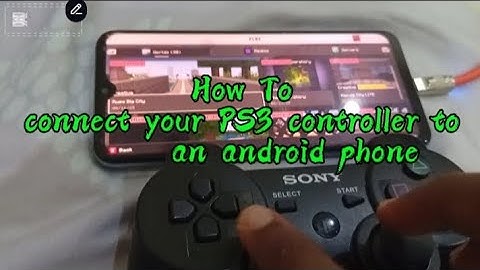 How to connect your (PS3 controller) to an android phone 